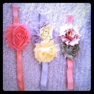 Lot of 2 Hand made hair bows 18-24 months